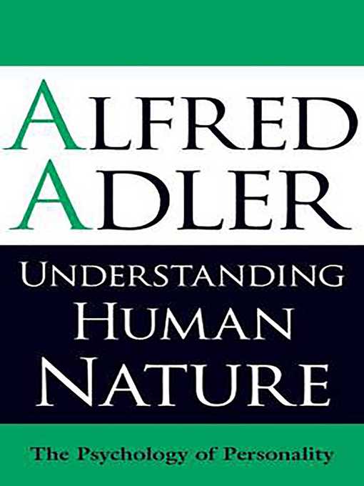 Title details for Understanding Human Nature by Alfred Adler - Wait list